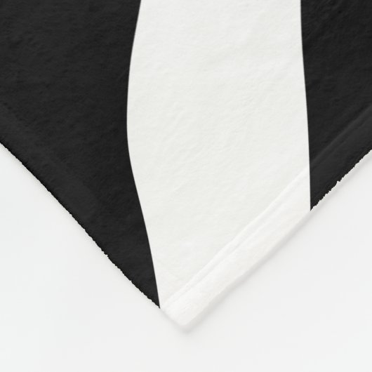 Zebra Print Stripes Pattern Fleece Deken (Hoek)