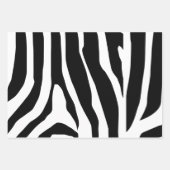 Zebra Print Stripes Pattern Inpakpapier Vel (Voorkant 2)