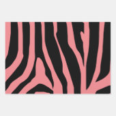 Zebra Print Stripes Pattern Inpakpapier Vel (Voorkant)
