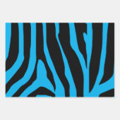 Zebra Print Stripes Pattern Inpakpapier Vel (Voorkant 2)