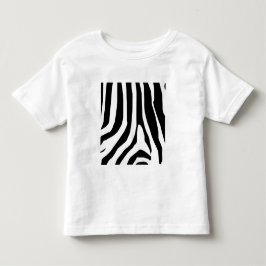 Zebra Print Stripes Pattern Kinder Shirts