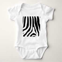 Zebra Print Stripes Pattern Romper
