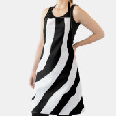 Zebra Print Stripes Pattern Schort (Insitu)