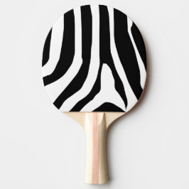 Zebra Print Stripes Pattern Tafeltennisbatje