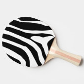 Zebra Print Stripes Pattern Tafeltennisbatje (Zijkant)