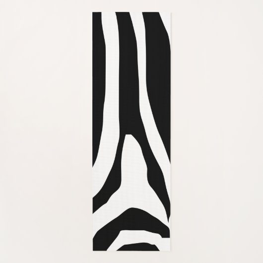 Zebra Print Stripes Pattern Yogamat (Voorkant)