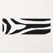 Zebra Print Stripes Pattern Yogamat (Voorkant (horizontaal))