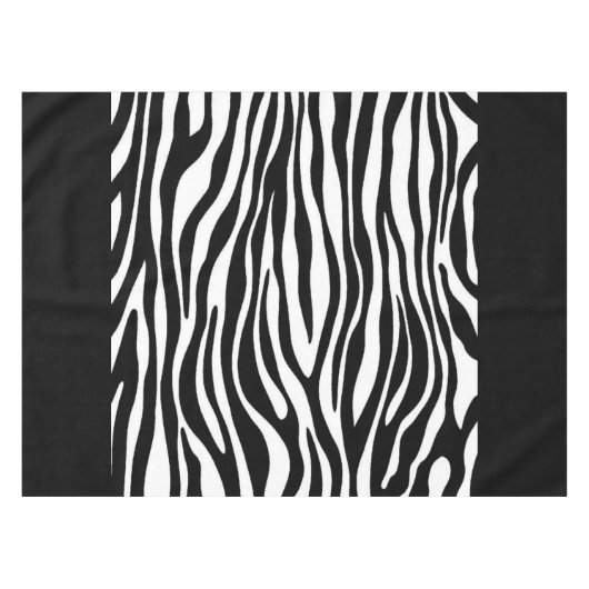 Zebra Print Tafelkleed (Voorkant (Horizontaal))