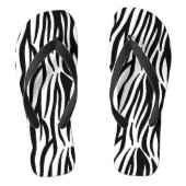 zebra print teenslippers (Voetbed)