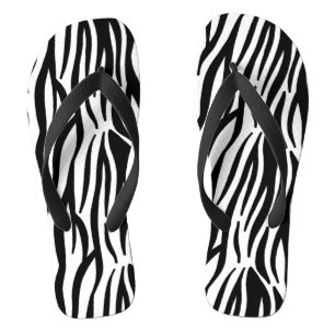 zebra print teenslippers