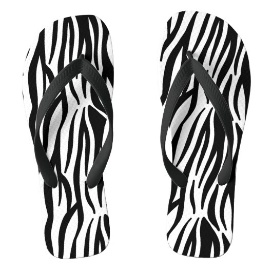 zebra print teenslippers (Voetbed)