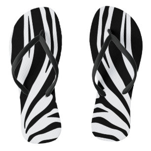 zebra print teenslippers