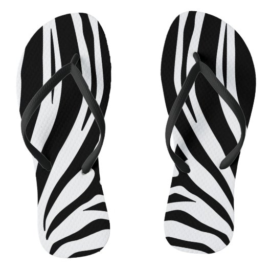  zebra print teenslippers (Voetbed)