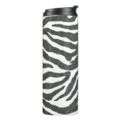 Zebra print thermisch getumbler thermosbeker (Gedraaid links)