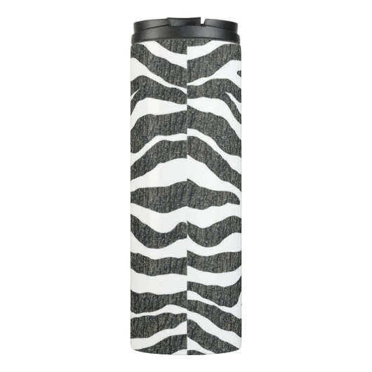 Zebra print thermisch getumbler thermosbeker (Achterkant)