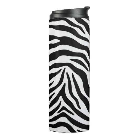 Zebra print thermische tuimelaar thermosbeker (Gedraaid links)