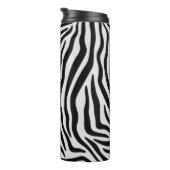 Zebra print thermische tuimelaar thermosbeker (Geroteerd rechts)