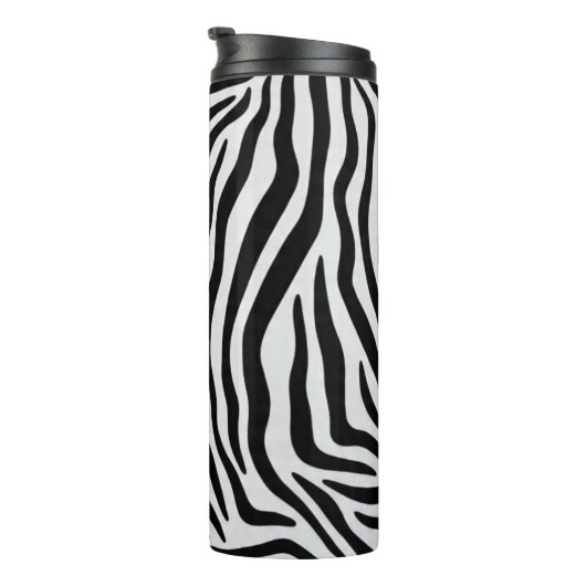 Zebra print thermische tuimelaar thermosbeker (Geroteerd rechts)