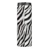 Zebra Print Thermosbeker (Achterkant)