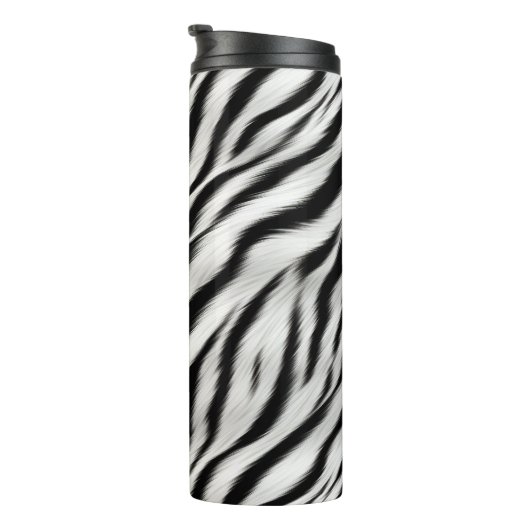 Zebra Print Thermosbeker (Geroteerd rechts)