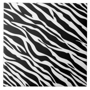 Zebra Print Tile Tegeltje