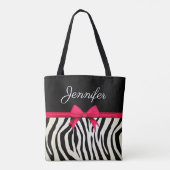 Zebra Print Tote Bag (Achterkant)