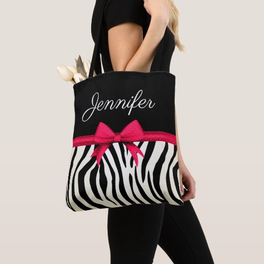 Zebra Print Tote Bag (Dichtbij)