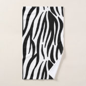 Zebra Print Towel set Bad Handdoek (Handdoek)