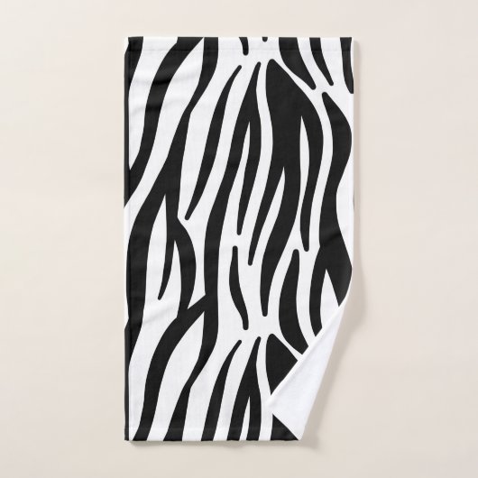 Zebra Print Towel set Bad Handdoek (Handdoek)