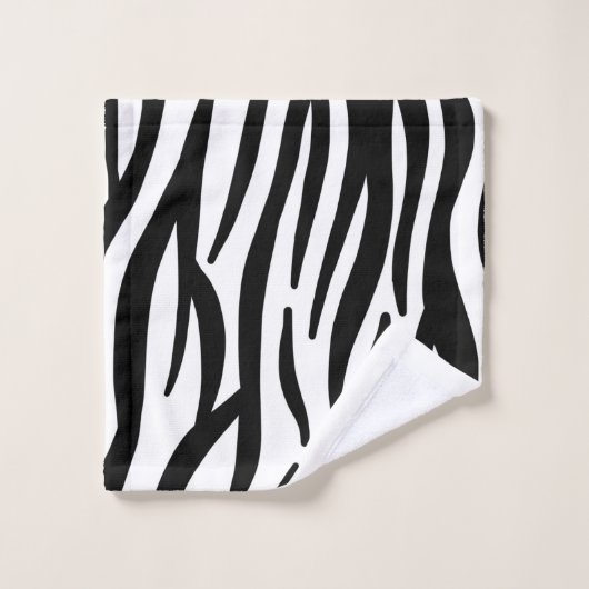 Zebra Print Towel set Bad Handdoek (Wasdoekje)