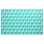 Zebra Print - Turquoise en Aqua Stof (Yard (91,4 cm))