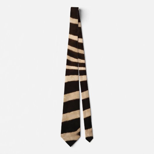 Zebra print van de stropdas (Voorkant)