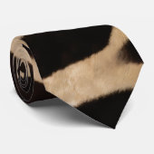 Zebra print van de stropdas (Opgerold)