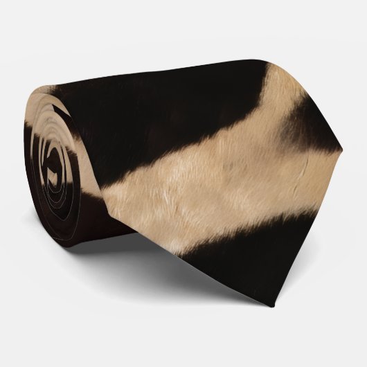 Zebra print van de stropdas (Opgerold)