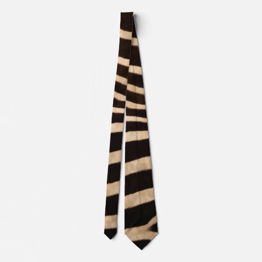 Zebra print van de stropdas (Achterkant)