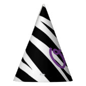 Zebra Print Verjaardagsfeestje Kinder Feesthoedjes (Links)