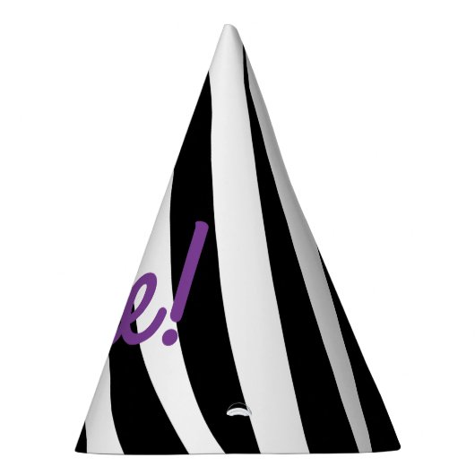 Zebra Print Verjaardagsfeestje Kinder Feesthoedjes (Rechts)