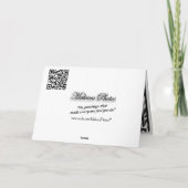 Zebra print verjaardagskaart - elke gelegenheid aa kaart (Achterkant)