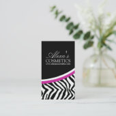 Zebra Print {Verticaal}: Visitekaartje (Staand voorkant)