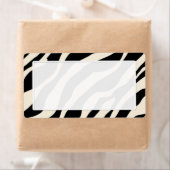 Zebra Print Verzendlabels Etiket (Insitu)