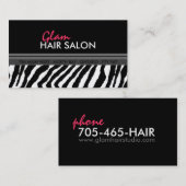 Zebra Print - Visitekaartje (Voorkant / Achterkant)