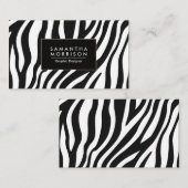 Zebra Print Visitekaartje (Voorkant / Achterkant)