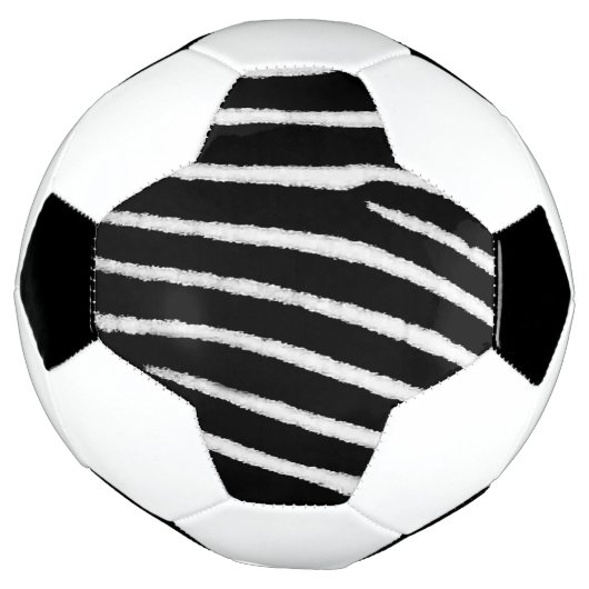 Zebra Print Voetbal (Gedraaid)