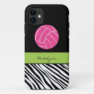 Zebra Print Volleyball iPhone 5 Hoesje