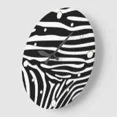 Zebra Print Wall klok (Hoek)