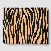Zebra Print Wedding Guest Book Gastenboek (Achterkant)