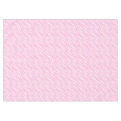Zebra Print White Light Pink Trendy Cute Pattern Tafelkleed (Voorkant (Horizontaal))