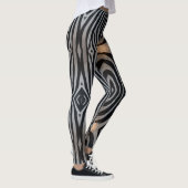 Zebra Print Women's superieure kwaliteit Leggings (Rechts)