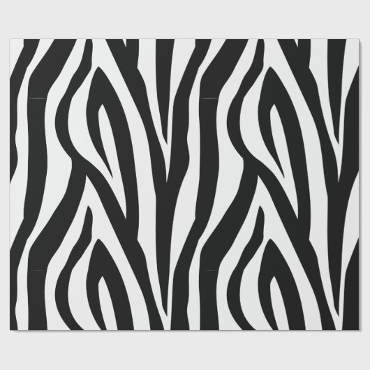 Zebra Print Wrapping Paper Cadeaupapier (Vlak)
