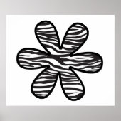 Zebra Print, Zebra Stripes, Animal Print, ventilat Poster (Voorkant)